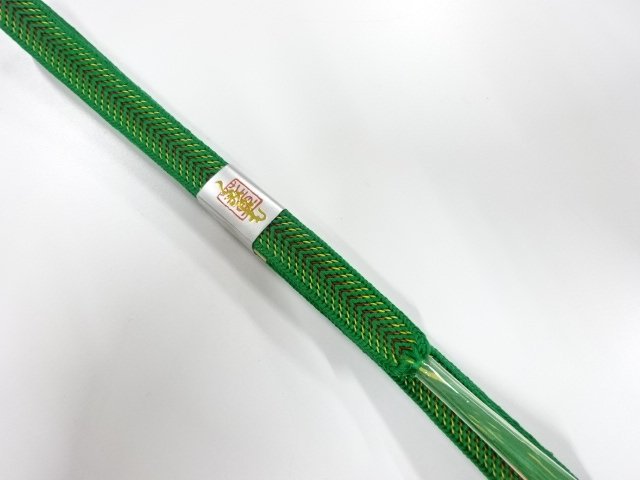 未使用品　正絹　手組帯締め